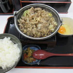 Yoshinoya - 牛すき鍋膳　６３０円