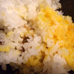 座・中村 - 御飯&卵黄 投入をアップ〜♪
