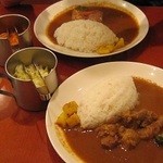 うめぞう - チキンカレーとポークカレー