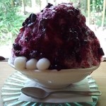 みやけ 旧鴻池邸表屋 - ブルーベリーミルク