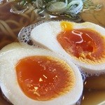 麺饗 松韻 - 煮玉子100円…アップ！