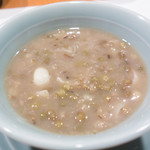 中華杉本 - 緑豆と乾燥百合根の陳皮（10年もの）と乾燥どくだみ風味のお汁粉