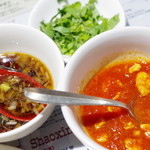 山西亭 - 莜麺栲栳栳のソース