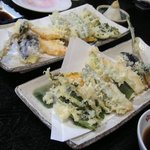 満月茶家 - 季節野菜の天ぷらを2つオーダー！