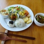 ツキカフェ - 2015年6月 ツキカフェプレート850円