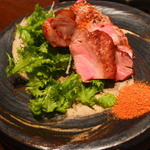 龢 - 【H27.3.4】讃岐バーク豚肩ロース炭焼き１６００円。