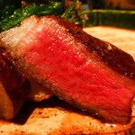 龢 - 【H27.3.4】常陸牛イチボ炭焼き３２００円。