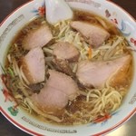 はつね - もやしそば（￥750）焼豚（￥350）6/24/2015