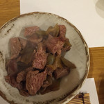 喬司 - 牛肉とザーサイ炒め