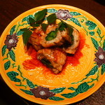 龢 - 【H27.3.4】太刀魚と菜の花の山椒焼き１３００円。