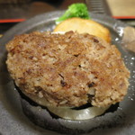 鉄板料理 堂島 - 2015.6石焼ハンバーグ定食