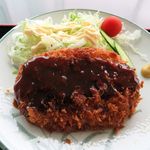 ホルモン食堂 - メンチカツのアップ