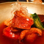 龢 - 【H27.3.4】合鴨と上州葱の治部煮１５００円。