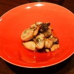 龢 - 【H27.3.4】牡蠣のオイル漬け８００円。