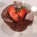 restaurant Noël - 切ると中からチョコが