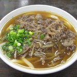 かめやうどん店 - 肉うどん・大　700円