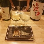 浅野日本酒店 - 燻製さば　日本酒で乾杯(^o^)