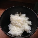 麺や　晴星《はれぼし》 - ランチサービスの半ライス