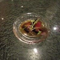 中国料理 「王朝」 ヒルトン名古屋 - これは生ビールの口取り、鴨のローストです！鴨ロースのレアーの焼き加減が良いですね＾＾