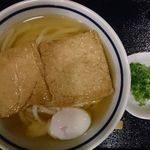 熟成うどん なかや - きつね月見うどん冷やしversion（2015年5月29日）