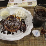 バナナチョコ＋セットドリンク　ランチパスポート岡山Vol.６