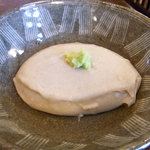 蕎麦 ふじおか - ソリッドな蕎麦がき。