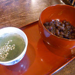 蕎麦 ふじおか - 蕎麦ぜんざいです。