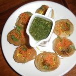 ニルワナム - パニ・プリ（上から）