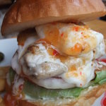 スイートチリチキンバーガー　クラウンオープン