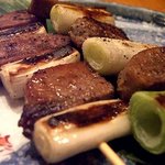 べこ政宗 - とろ牛たん串　ネギ間