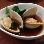 ビーダブリュー カフェ - 大粒ホンビノス貝 そばつゆバージョン（試作品？）