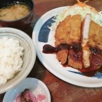 名古屋名物 みそかつ 矢場とん - わらじとんかつセット☆