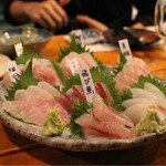 能登の夜市 - お刺身盛り合わせ2〜3人前