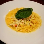 ピッツェリア ダ・アオキ タッポスト - 小エビのトマトクリームソースパスタ