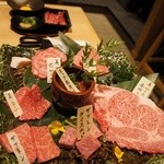 Yakiniku Sukiyaki Jun - 和牛クラシタ七部位食べ比べ　3600円