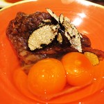 鳥茂 - すき焼きサマートリュフ添え