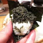 鳥茂 - キャビアお握り