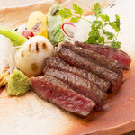 "A5 rank Japanese black beef "Daiginjo cut" sirloin Steak