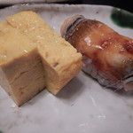 鮨処 八車 - 玉と穴子（特上握り）