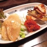 炭火焼鳥 ちんどん - 前菜三種盛り