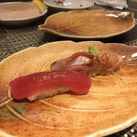 築地青空三代目 本店 - クーポン(ワインかデザート)がこちらに変身☆
                  美味しかった♪