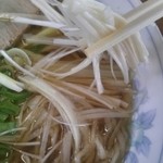 さつき食堂 - ネギ。シャキシャキ♪