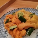 衛藤 - ウニ２種類丼