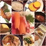 ぽろ ホームメイドキッチン -  ✨Today's Lunch✨980yen
            
            鰤煮✨ご飯お代わり自由✨サツマイモレモン煮✨味噌汁✨漬物✨しめじと青菜のお浸し✨刺身盛り✨厚揚げのつみれ煮✨出汁巻き✨別撮りのデザート
            全部美味しいよ〜（≧∇≦）