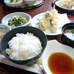 うをすえ - 日替わり定食/840円/天ぷら