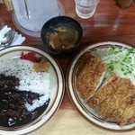 馬場南海 - ロースカツ&カレートッピング