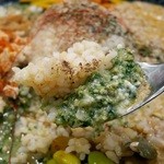 ハッピー スプーン - ほうれん草チキンカレー