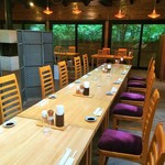 平成軽井澤食堂 - 団体用の席