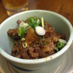 牛すじにこみ〜もつというより、肉がいっぱい入ってる感！