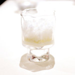 レストラン エテルニテ - ココナッツブラマンジェと新生姜グラニテ '15 5月上旬